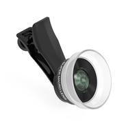 Veedzoens Lente macro 10X para iPhone Android Smartphone, compatible con jaula de teléfono SmallRig NEEWER, con capucha difusora desmontable, clip universal de lente de teléfono de rosca de 17 mm y
