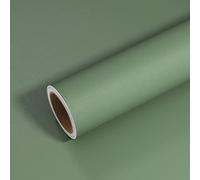 VEELIKE Papel de Pared Verde Salvia Vintage Papel Pintado Autoadhesivo Verde Mate 81cmx300cm Vinilos Adhesivos para Muebles Papel Adhesivo Decorativo Dormitorio Armarios Cocina Salon Impermeable