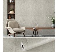 VEELIKE Papel Pintado Autoadhesivo Efecto Hormigón 40cm x 900cm Papel Pintado Cemento Industrial Papel Autoadhesivo Pared Hormigon Gris Papel Pared Cocina Lavable Papel Adhesivo para Muebles Vintage