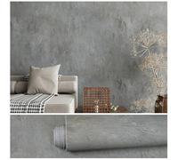VEELIKE Papel pintado de hormigón gris pizarra, contacto autoadhesivo texturizado, papel pintado industrial para sala de estar, shabby chic, dormitorio