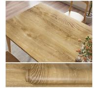 VEELIKE Papel Pintado Efecto Madera Marrón Papel Adhesivo para Muebles Vintage Papel de Pared Madera Impermeable Papel Tapiz Cocina Decorado Vinilos para Puertas de Armario Dormitorio Baño 40cm×300cm