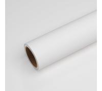 VEELIKE Papel Pintado Pared Rollo Papel Pared Impermeable Blanco Mate Vinilo Papel de Pared Adhesivo Para Muebles Para Dormitorio Sala Encimera Cocina Papel Autoadhesivo Pared Papel Tapiz 40cm x 3m