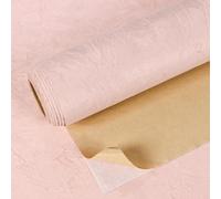 VEELIKE Papel Pintado Terciopelo Rosa Viejo 40 cm × 300 cm Papel Adhesivo para Muebles Vintage Arrugado Tela de Terciopelo Suave Rosa Vinilos para Muebles Dormitorio Cajones Joyero Armarios Extraíble