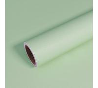 VEELIKE Papel pintado verde con textura verde menta verde papel de pared de 15.7 x 354 pulgadas, autoadhesivo, impermeable, extraíble, rollo de película de vinilo para dormitorio, gabinetes de cocina, paredes, revestimiento de estante