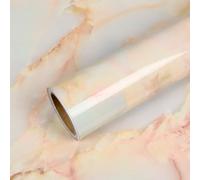 VEELIKE Rollo de plástico Adhesivo de mármol de 40 cm x 300 cm, Papel Pintado de Vinilo Autoadhesivo, Impermeable, a Prueba de Aceite, Papel de Contacto para Escritorio, Armario y Armario