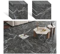 VEELIKE Suelo Vinilo Autoadhesivo Baño Marmol Marrón Ceniza Vinilos Cocina Azulejos Vinilo Suelo Autoadhesivo Mármol Oscuro Suelos de Vinilo Adhesivos para Suelos Habitacion 30cm×30cm 24 Piezas