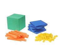 Veemoon 1 Juego De Modelo De Conteo Matemático Juguete De Aprendizaje De Números Base Diez para Juguetes para Bloques De Conteo De Jardín De Infantes Bloques Pequeños De Base Diez