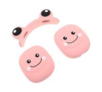 Veemoon 1 Juego Funda Protectora Compatible con Airpods MAX Rayas Protector de Almohadillas y Diadema Color Rosa