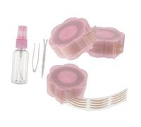 Veemoon 1 Juego Pegatinas Doble Párpado Invisibles con Diseño de Encaje Autoadhesivas Unidades Incluye Pinzas y Botella de Spray Color Aleatorio Color Aleatorio