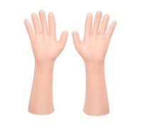 Veemoon 1 par Guantes Hidratantes Largos para Manos Protección contra Agrietamiento y Elásticos Hidratación Profunda para Manos Secas y Dañadas para Exfoliación y Cuidado Spa