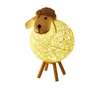 Veemoon 1 Pc Luz De La Noche Del Cordero Regalos De Cumpleaños Kawaii Linda Lámpara De Noche Pequeña Lámpara De Lectura De Ovejas Luz Decorativa Sepak Takraw Niño Luminoso Relleno De Lana