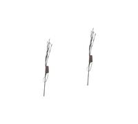 Veemoon 1 PC Rama De Sauce Falsa Con Luces Navideñas - Ramas Decorativas Para Manualidades - Ideal Para Candelabros y Decoración Interior Color Blanco