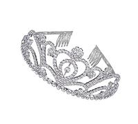 Veemoon 1 PC Tocado De Novia Aro De Pelo Elegante Con Detalles De Perlas y Flores - Accesorio Nupcial Para Peinados De Boda - Aro De Moda Para Novia Ideal Para Ceremonias y Eventos