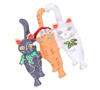 Veemoon 1 Pieza Broche De Gato Alfileres De Esmalte Elegante Gato Broche Pin Esmalte Moda Para Mujeres Insignia Creativa Accesorios De Broche