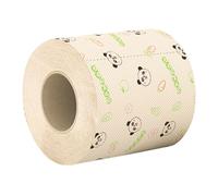 Veemoon 1 rollo Papel Higiénico Decorativo de Bambú con Diseño de Panda Papel de Baño Multifuncional y Divertido para Hogar y