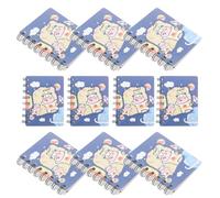 Veemoon 10 Blocs de Notas Espiral de Papel y Hierro para Oficina, Prácticos Blocs de Notas Portátiles para Planificar y Organizar Tareas Diarias