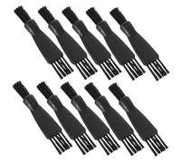 Veemoon 10 Cepillos De Limpieza Para Afeitadora De Repuesto Para Maquinilla Eléctrica Limpiador De Brochas Cepillo De Limpieza Para Afeitadora Eléctrica Depilador De Nailon Negro