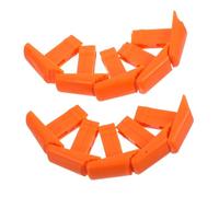 Veemoon 10 Piezas Accesorios Naranja de Plástico Clips de Seguridad para Escalera Botón de Interruptor de Partes de Reemplazo para Escalera de Extensión