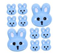 Veemoon 10 Piezas Botones de Conejo Lindo de Resina para Ropa Accesorios de Manualidades para Decoración de Fiestas de Pascua y Cumpleaños Instalación Diseño Duradero y
