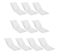 Veemoon 10 Piezas Caja Plástica Transparente con Cierre Presión Pack de Unidades Pequeñas para Embalaje y Almacenamiento Seguro de Electrónica Joyería y Manualidades Resistente y