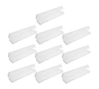 Veemoon 10 Piezas Cajas Portátiles Transparentes para Almacenamiento Estuche Organizador Sellado con Gancho para Cepillo de Dientes y Pasta Dental para Viaje Camping y Uso Baño