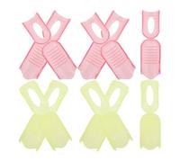 Veemoon 10 piezas Clips Plásticos para Quitaesmalte Gel Uñas Ajustables Envolturas para Retirar Esmalte Cuidado Uñas Casa Práctico y Duradero Herramienta