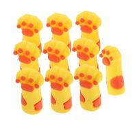 Veemoon 10 Piezas Fundas de Silicona para Cortaúñas con Diseño de Pata de Gato Protectores Antideslizantes para Herramientas de Manicura y Pedicura