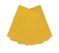 Veemoon 10 Piezas Papel Brillante con Purpurina Dorada Cartulina para Manualidades DIY Resistente y Fácil de Cortar para Tarjetas y Decoración