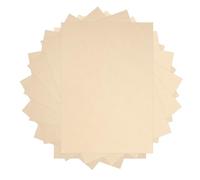 Veemoon 10 Piezas Papel de Escribir Antiguo, Papel de Carta Vintage de Pergamino, Beige, Ligero y Resistente al Desgarro, para Mapas de Búsqueda del Tesoro y Pergaminos de Poesía