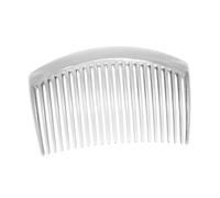 Veemoon 10 Piezas Peines de Plástico para Corte de Cabello Dientes Peines para Peinar y Estilizar Colores Transparente Marrón Oscuro y Marrón Salón y Hogar