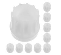 Veemoon 10 Piezas Tornillo para Picadora de Carne 12 Dientes Accesorio para Embutir Salchichas Pieza de Repuesto para Máquina Picadora Herramienta Cocina Hogar