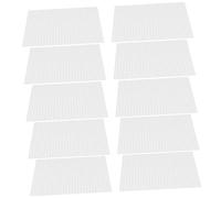 Veemoon 10 Piezas Unidades Láminas de Malla Plástica Cuadrada para Manualidades Diy Costura de Pelucas Bordado y Confección de Bolsas Material Versátil para Proyectos