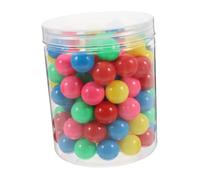 Veemoon 100 Piezas contando bolas damas chinas canicas bolas de marmol juegos de colores mármol canicas gigantes decoración del juego de pelota pequeños chicles canicas el plastico