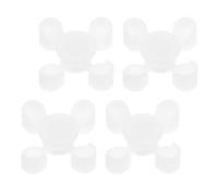 Veemoon 100, Set de 4 Juegos Mesa de Centro y Sillas en Miniatura, Muebles en Miniatura para Modelismo Arquitectónico y Escenas DIY