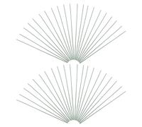 Veemoon 100 Unidades Soporte del Tallo Flor Alambre de Hierro Verde 30 CM | Suministros de Floristería para Bricolaje, Decoración Floral Creativa, Uso Versátil en Diversos Escenarios
