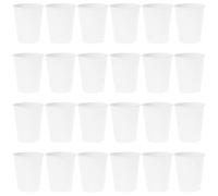 Veemoon 100 Unidades Vasos de Papel Blancos de 250ml para Bebidas Calientes Papel Grueso y Diseño Minimalista, Ideales para Café, Jugos y Uso Diario