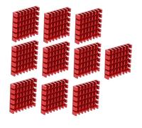 Veemoon 10piezas Bloque Térmico Disipador De Calor De Aluminio para Chip CPU Gpu Led Light Disipador De Calor Aleta De Enfriamiento para Portátiles para Led De Aluminio