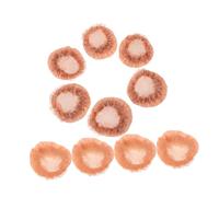 Veemoon 10piezas Bolsa De Redecilla Pelo De Malla Elástica Reutilizable Para Bailarinas y Enfermeras Cubremoños Invisibles Para Moños De Ballet y Trabajo