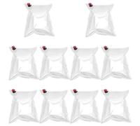 Veemoon 10piezas Bolsa Portátil para Envasar Vino Tinto Dispensadora de Vino Reutilizable con Boquilla para Picnic Camping y Viajes Incluye para Bebidas
