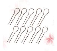 Veemoon 10piezas Horquilla De Ola Grande De Aleacion Para Pelo Ondulado Horquillas Forma Para Mujeres y Niñas Fiesta