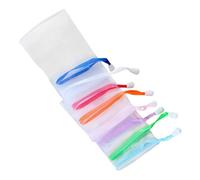 Veemoon 10piezas Jabón Hecha Mano Bolsa de Malla para Limpieza y Corporal de Burbujas para Guardar Jabón Color Aleatorio