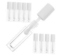 Veemoon 10piezas Tubos de Brillo Labial Transparentes Mini Bálsamo Labial de Suministros de Maquillaje para Crear Looks de Fiesta
