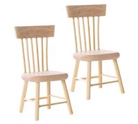 Veemoon 12, 2 Unidades, Color Natural, Modelo Decorativo para Casas de Muñecas, Accesorios para Jardín de Hadas y Manualidades, Adorno Seguro