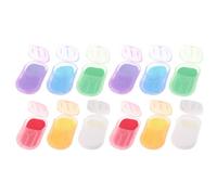 Veemoon 12 Cajas de Hojas de Jabón de Viaje Portátiles 6 Fragancias Variadas, Papel de Jabón Desechable para Manos y Limpieza en Camping, Senderismo y Actividades al Aire Libre