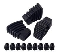 Veemoon 12 Piezas Almohadilla para Patas de Soporte de Batería, Protector de Goma Negro, Instalación Fácil, Reduce Ruido, para Patas de Bastidor y Soporte de, Ensayos en
