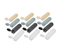 Veemoon 12 Piezas Botellas de Viaje Set Tubos Blandos Rellenables para Cuidado Cremas Lociones Champú Acondicionador Envases Cosméticos Hombres Viaje