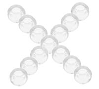 Veemoon 12 Piezas De Conectores Transparentes para Cortinas Enrollables - Accesorios De Engarzado y Fijación - Hebillas De Tope para Cable De Cortina