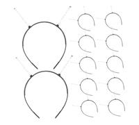 Veemoon 12 Piezas Diadema de Antena Alienígena con Resortes Kit de Accesorios para Cabello de Halloween y Accesorios Diy para Niñas y Mujeres