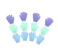 Veemoon 12 piezas Guantes Exfoliantes de Ducha de Nylon Manoplas para Baño con Diseño Ergonómico para Limpieza Corporal Masaje Suave y Eliminación de Muerta Brazos Piernas y Espalda