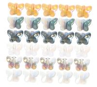 Veemoon 120 piezas Cuentas de Vidrio Surtidas para Pulseras Accesorios de Joyería Artesanal Duraderos y para Bricolaje para Principiantes
